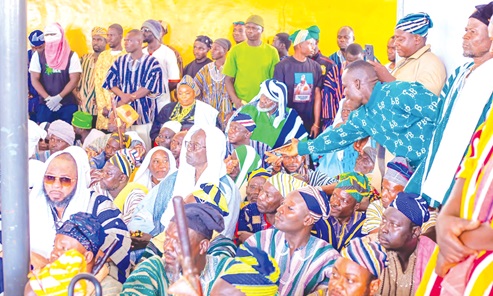 A section of chiefs seated at the event