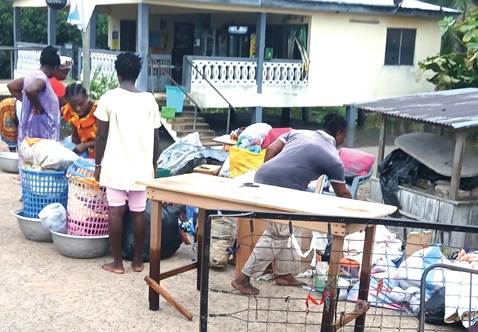 About 54,000 people from 66 communities have been displaced