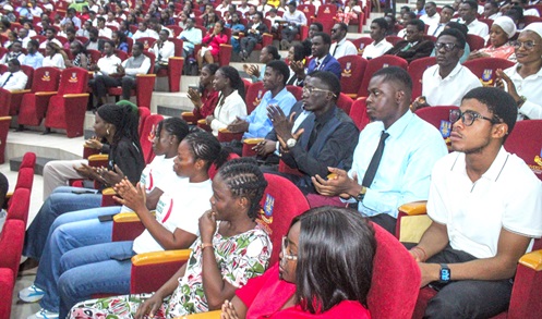 Some students applauding at the job fair Some students applauding at the job fair