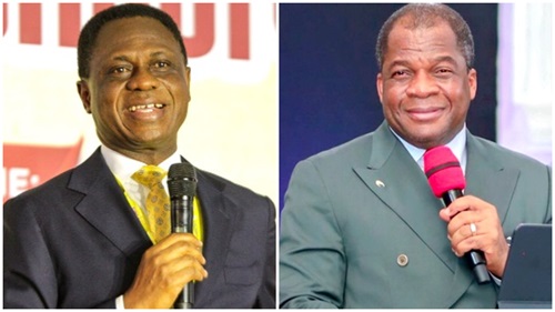 Apostle Dr Eric Nyamekye —   President of GPCC, Rev. Stephen Yenusom Wengam  — General Superintendent, Assemblies of God, Ghana