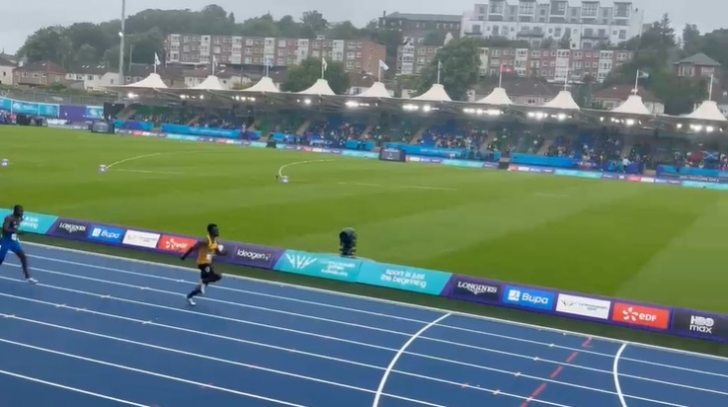 Commonwealth Games: Abdul-Rasheed Saminu wins 100m heat 2 in 10.01s and through to semi finals