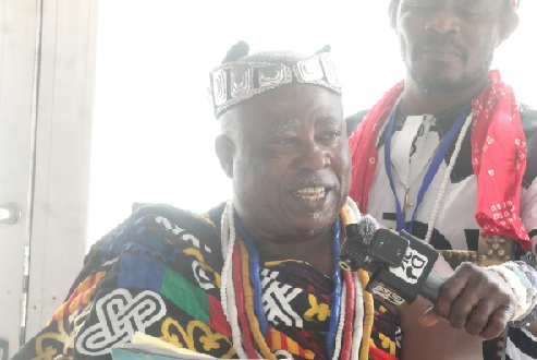 Gbetsoolo Nii Ashitey Akomfra III, Paramount Chief of the Teshie Traditional Area. Picture: ESTHER ADJORKOR ADJEI