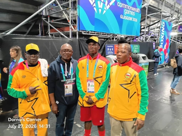 Glasgow 2026: Desmond Pappoe makes it five Black Bombers in quarter-finals