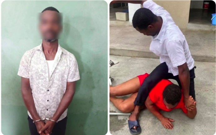 Police name teacher Eric Buernortey Apaflo as suspect in Nyinahin Catholic SHS assault video
