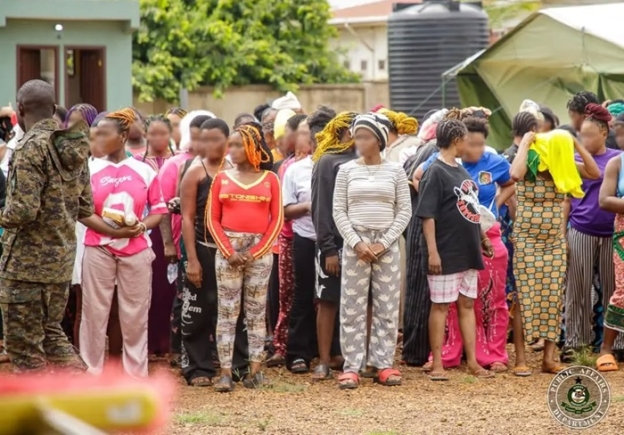110 Nigerians among 112 foreign women rescued in GIS anti-trafficking operation