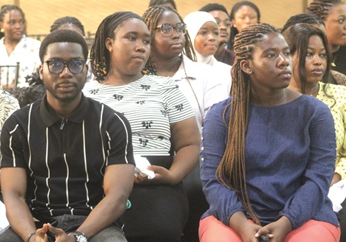 Some participants in the training. Picture: ESTHER ADJORKOR ADJEI 