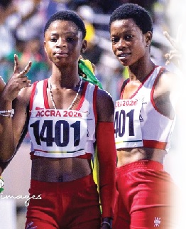  Teenage sensation Gladys Boateng and Aishatu Jaffar (right) are expected to compete in the Dean Hayes Classic
