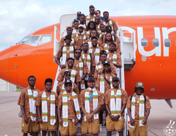 The Black Stars arrived in Canada in high spirits