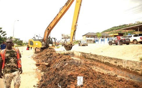 Dredging works progressing steadily to improve stormwater management, reduce flooding, and enhance road safety for commuters  Picture: CALEB VANDERPUYE