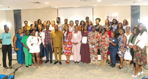 New inductees and foundation members of GAAMP after the event