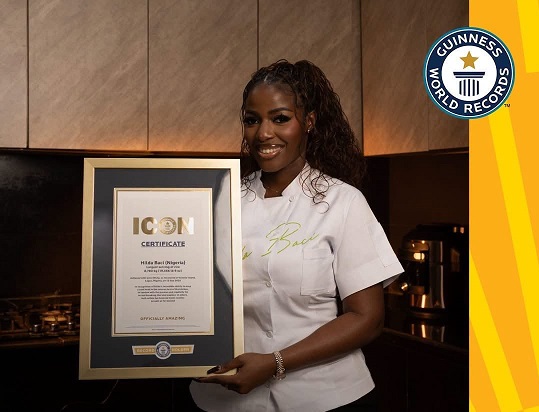 Hilda Baci honoured as Guinness World Records ICON
