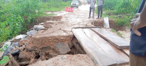 Some of the roads in the district are in very deplorable state Some of the roads in the district are in very deplorable state