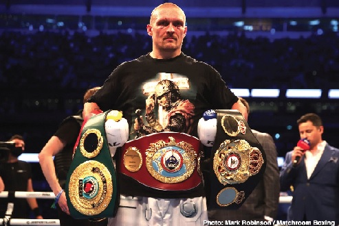 Usyk hints of vacating belts