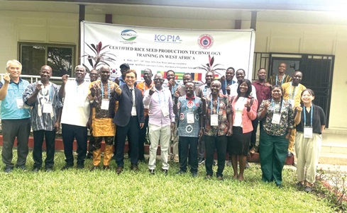 KOPIA begins rice seed production training