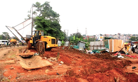 The ongoing demolishing exercise