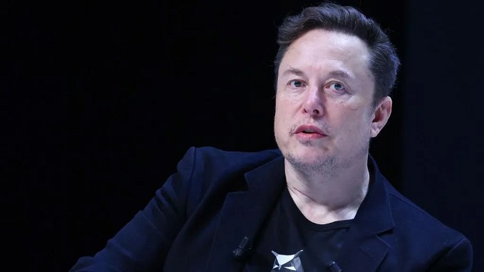 Elon Musk during the Cannes Lions International Festival Of Creativity 2024.