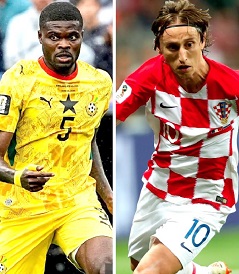 Thomas Partey, Ghana and Luka Modric, Croatia