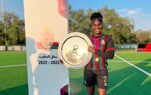 She was part of the team that won the Moroccan league title  during the 2022/2023 season