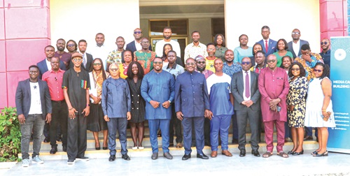 Facilitators and participants after the opening ceremony