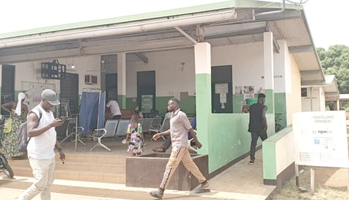 Front view of the Koandai District Hospital Front view of the Koandai District Hospital