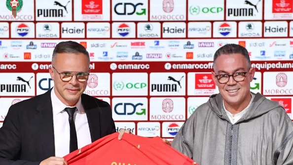 Mohammed Ouahbi (right) is new Morocco Coach