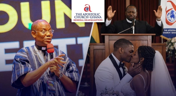 No ‘You May Kiss the Bride’: Apostolic Church-Ghana bans wedding ritual