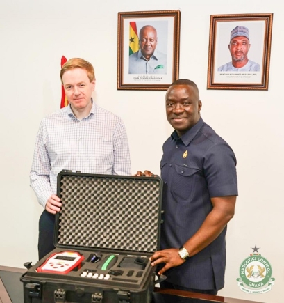 UK donates advanced drug detection device to boost Ghana's anti-narcotics fight