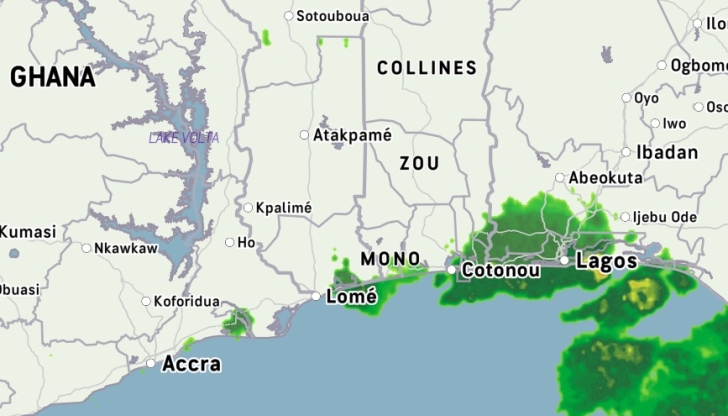 GMet issues weather warning as rainstorm approaches Southern Ghana; See affected areas