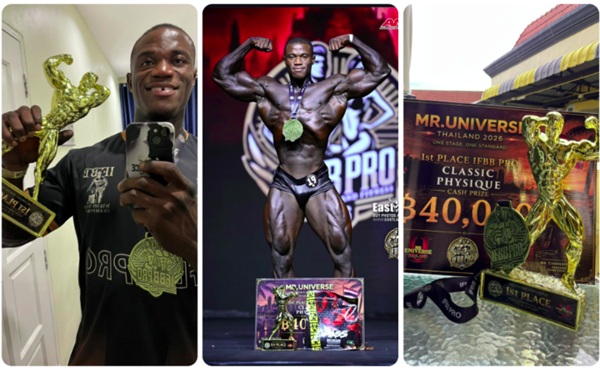 Samson Selorm Dogbe calls for support for bodybuilding as he eyes IFBB World Championship Invitation in Spain