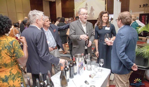 Rolf Olson (3rd from right), Chargé d’Affaires, United States Embassy, interacting with guests at the event 