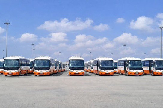 100 buses arrive as government moves to ease commuter pressure