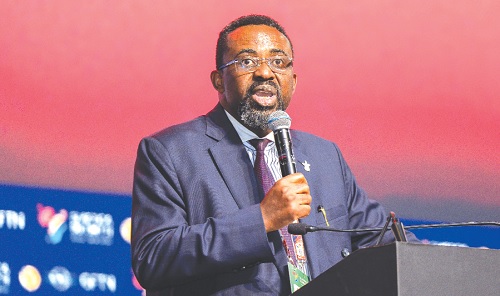 Dr Johnson Pandit Asiama speaking during the closing of the 3i Africa Summit