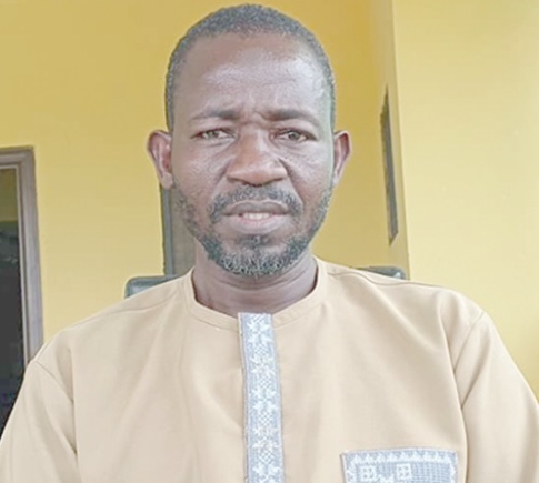 Haruna Abdul-Karim, DCE for Kpandai, and the abandoned Police headquarters