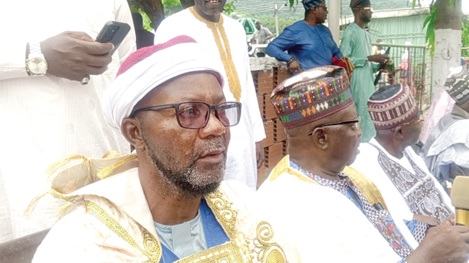 Eastern Regional Chief Imam and the congregants at the Koforidua Central Mosque Eastern Regional Chief Imam and the congregants at the Koforidua Central Mosque