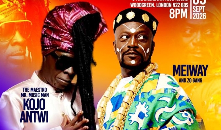 Kojo Antwi and Meiway set London ablaze with historic live concert at Dominion Centre