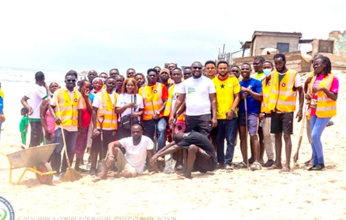 AC4NCA Organises Community Beach Clean-Up in Chorkor to Combat Coastal Pollution