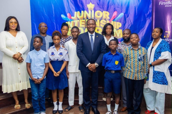 FirstBank Ghana celebrates 200 young participants at Junior Internship Programme closing