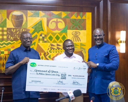 NLA pays GH¢10 million dividend to Finance Ministry