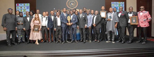 The awardees after the ceremony