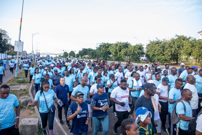 OmniBSIC Bank holds 11th health walk at University of Ghana Sports Stadium