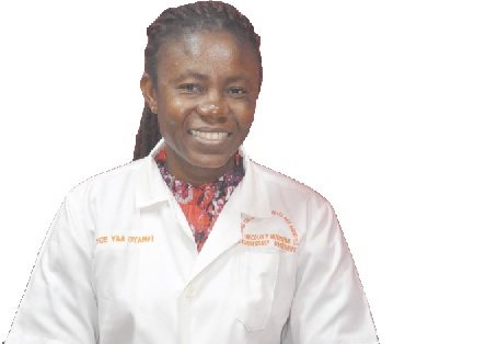 Georgina Joyce Yawa Gyamfi, oncology nurse at the HTH