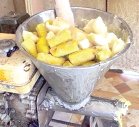 Fufu pounding machine