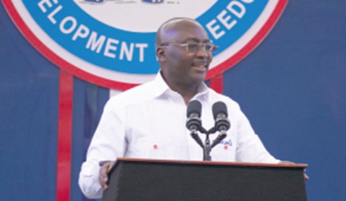 Dr Mahamudu Bawumia — Flag bearer, NPP, addressing the National Delegtes Conference