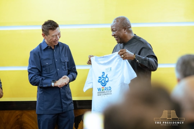 Mahama Says He Has No Regrets Joining Assemblies of God as Ghana Hosts World Congress
