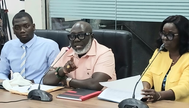 Kenneth Kabu Kanor - DCE for Ada East adressing the Local Government Committee of Parliament