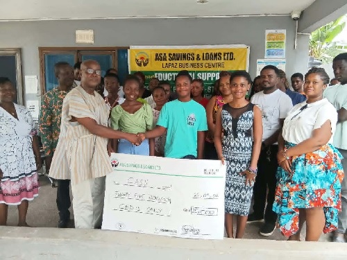 ASA Savings and Loans supports 50 students with GH₵50,000
