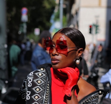 Fashion icon Dede Chancelor makes mark at Milan Fashion Week