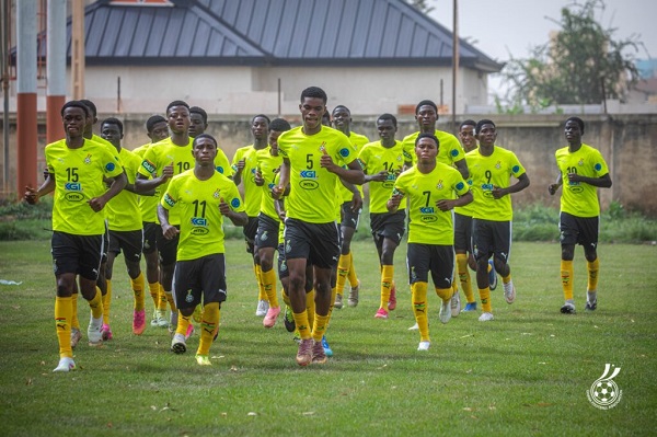 Black Starlets players ready for the game