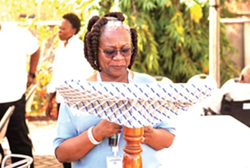 Prof. Francesca Colecraft Dwamena, CEO of VACC, addressing participants in the event