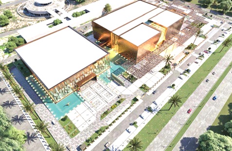An artist's impression of the proposed Accra Convention Centre shared on X by Felix Kwakye Ofosu,  Minister of Government Communications